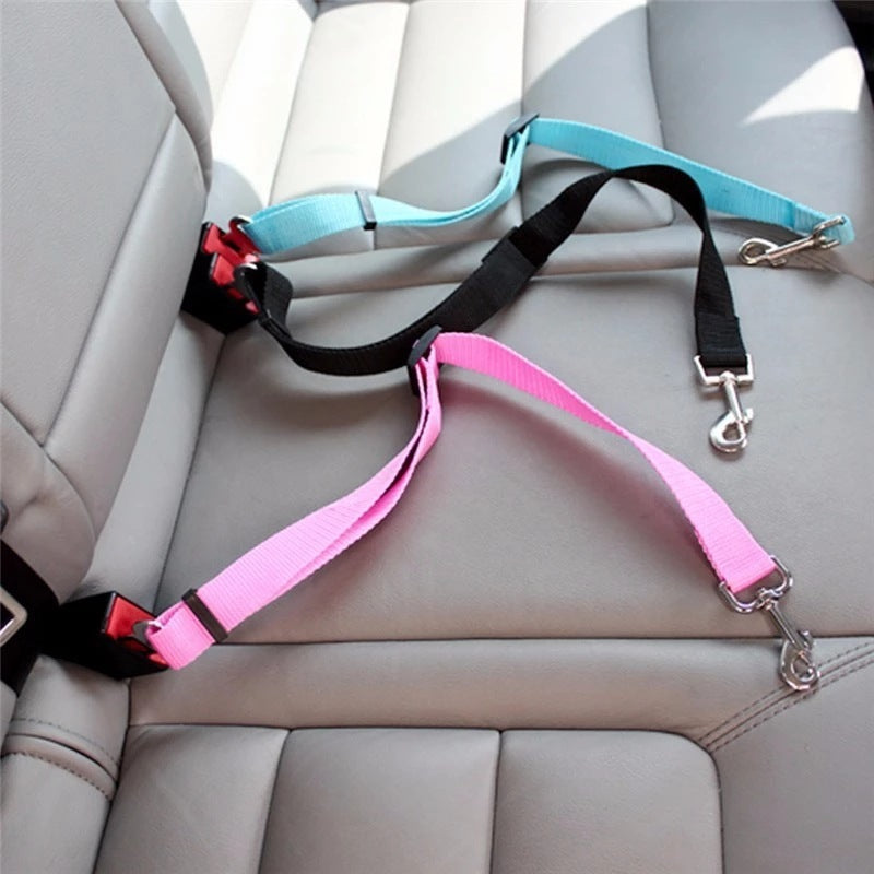 Adjustable Pet Cat Dog Car Seat Belt Pet Seat Vehicle Dog