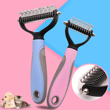 Stainless Double-sided Pet Brush Hair Removal Comb