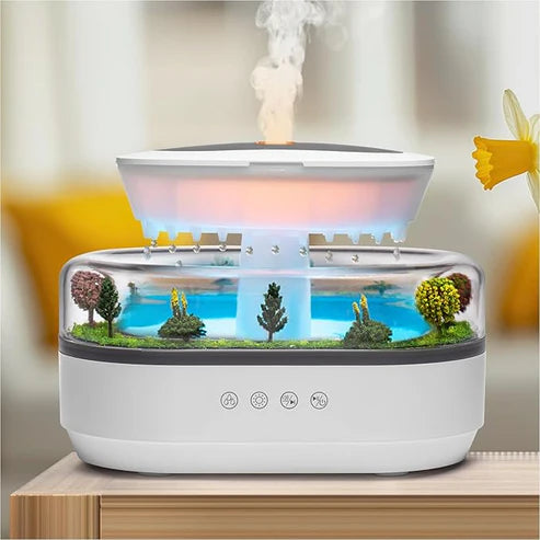 Aroma Raindrop Humidifier With Colourful Lights