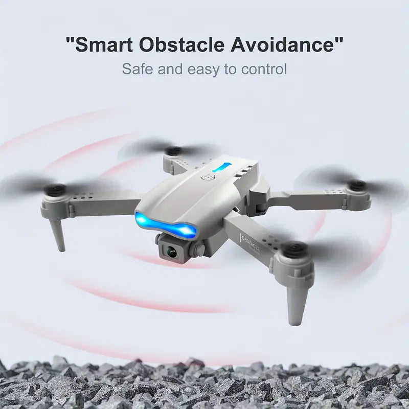 E99 PRO 4K Dual Camera Foldable Mini Drone with Obstacle Avoidance & Height Hold