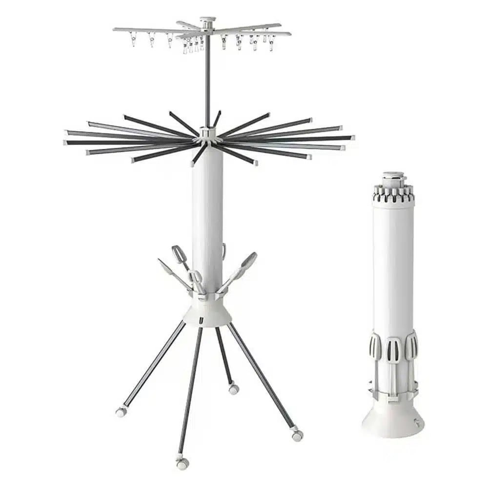 All-in-one 360° Rotating Drying Stand Portable Octopus Rack