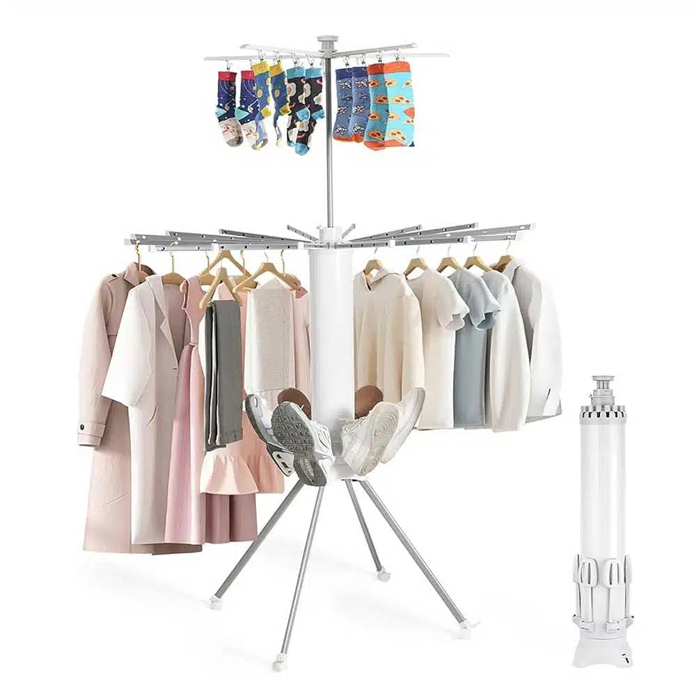 All-in-one 360° Rotating Drying Stand Portable Octopus Rack