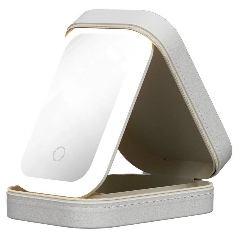Cosmetics Storage Box With Touch Light