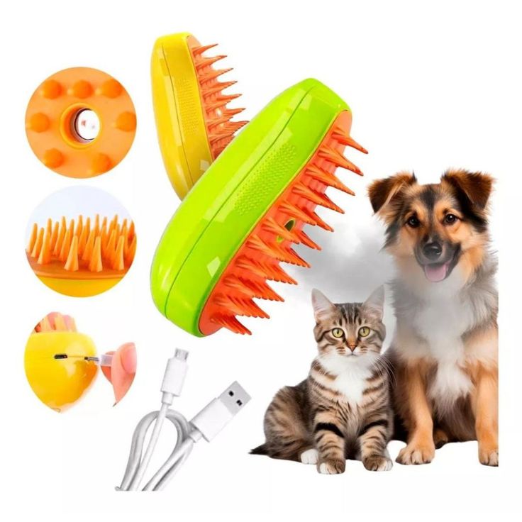 Pet Steam Brush 3 in 1
