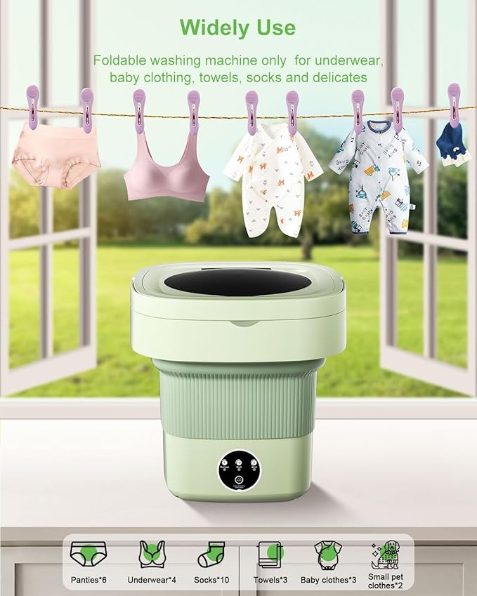 Foldable Mini Laundry Machine
