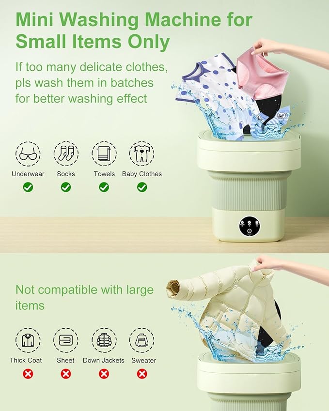 Foldable Mini Laundry Machine