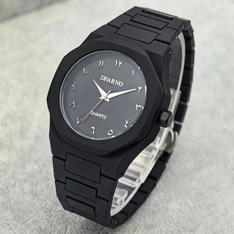 Stainless Arabic black ultra Watch