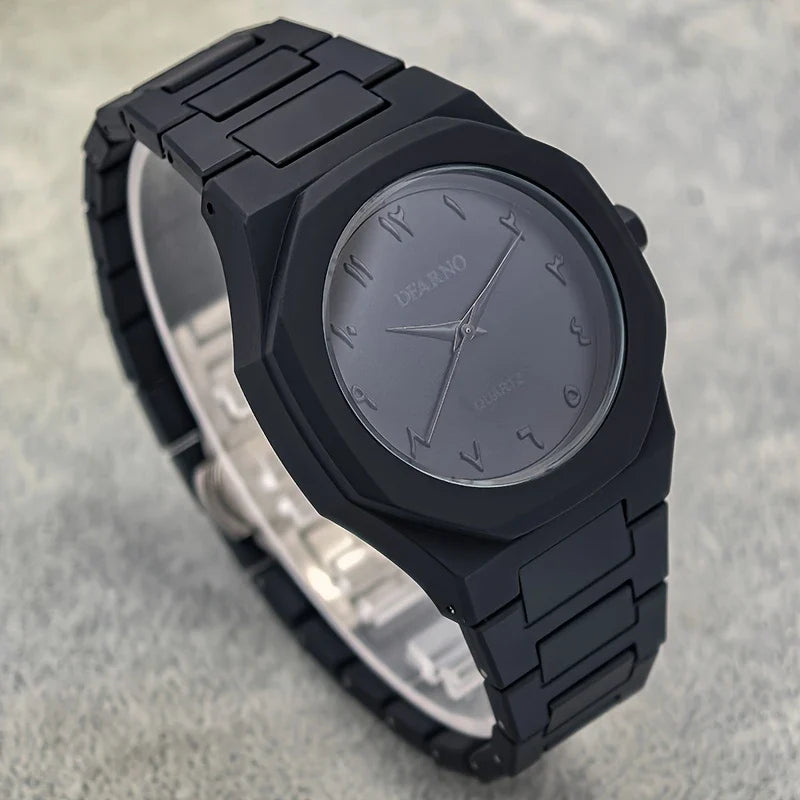 Stainless Arabic black ultra Watch