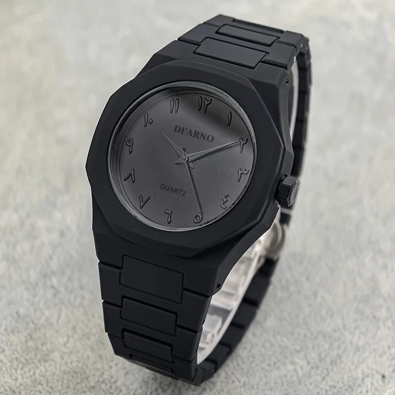 Stainless Arabic black ultra Watch